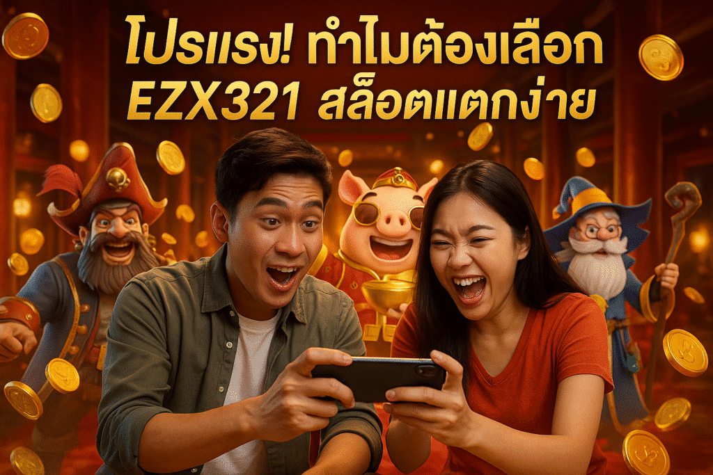 โปรแรง! ทำไมต้องเลือก EZX321 สล็อตแตกง่าย