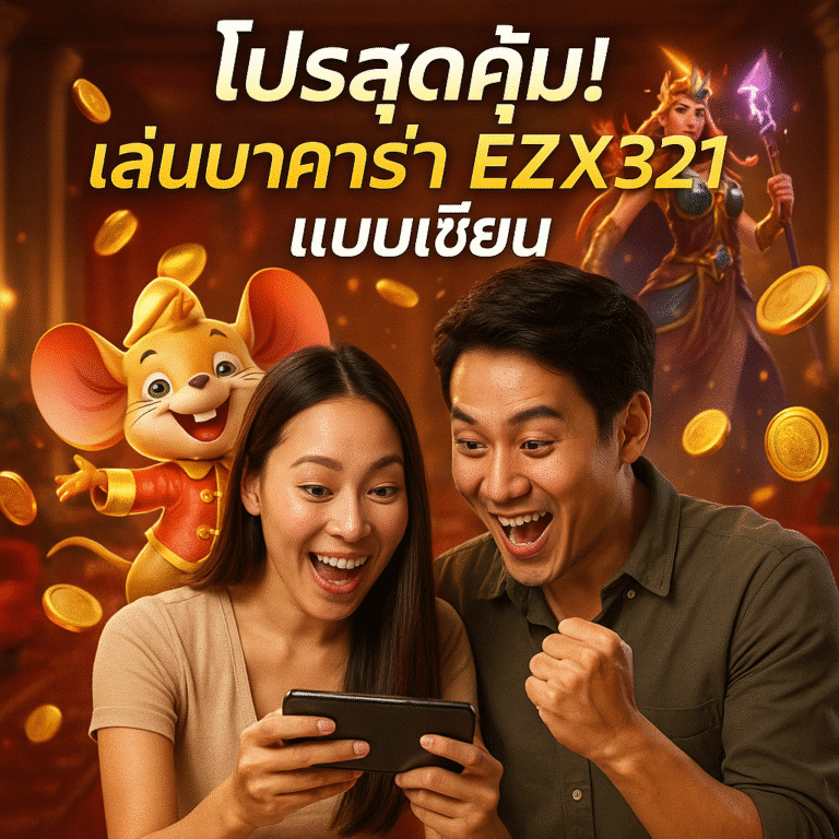 โปรสุดคุ้ม! เล่นบาคาร่า EZX321 แบบเซียน