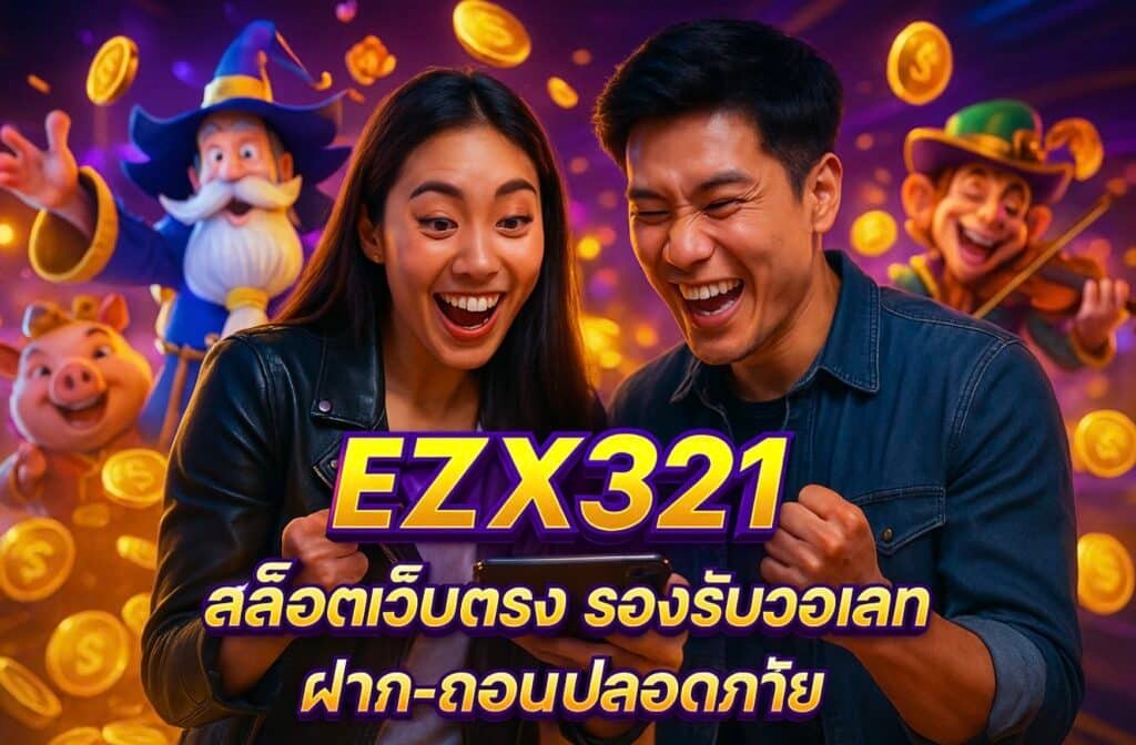EZX321 สล็อตเว็บตรง รองรับวอเลท ฝาก-ถอนปลอดภัย