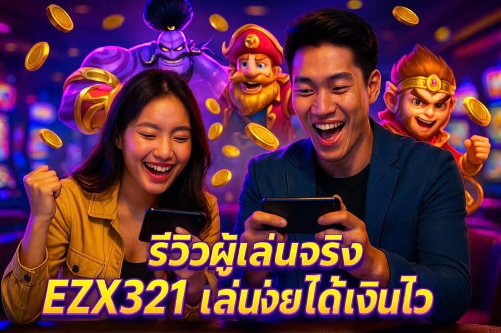 รีวิวผู้เล่นจริง EZX321 เล่นง่าย ได้เงินไว