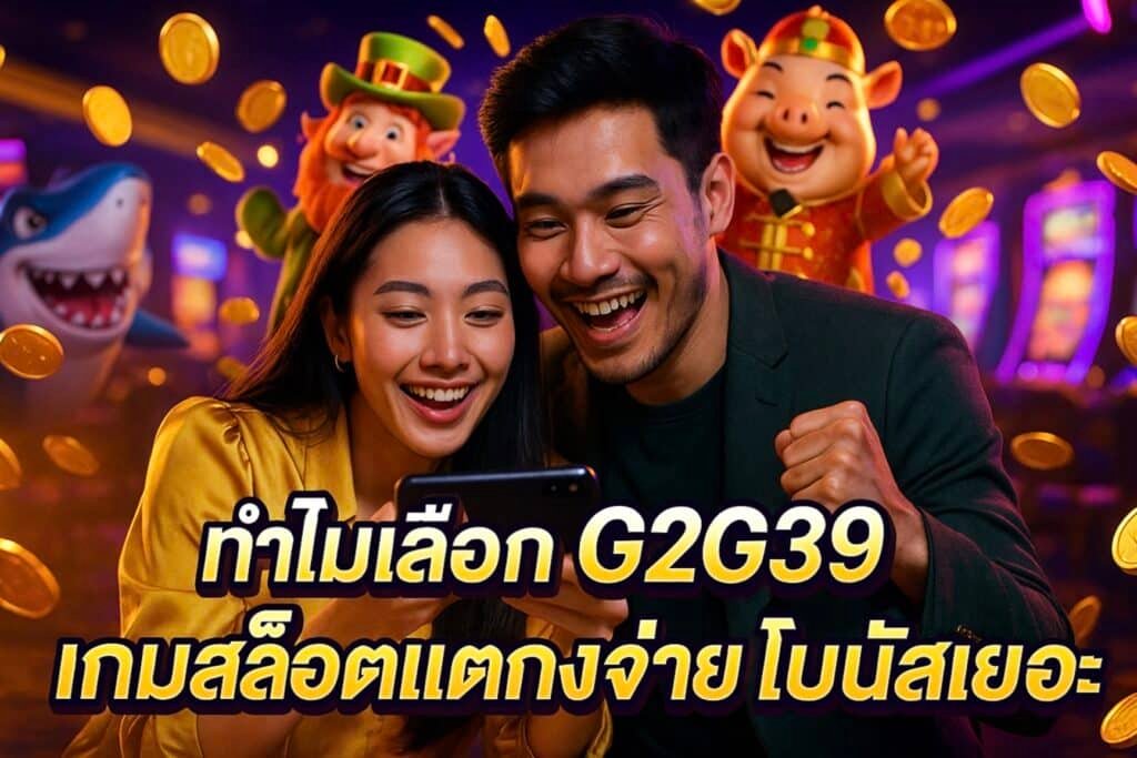 ทำไมเลือก G2G369 เกมสล็อตแตกง่าย โบนัสเยอะ